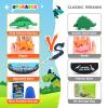 IPOURUP Dinosaur Toys for Kids 3-5: Wooden Stacking Montessori Toys for 3 4 5 6 7 8 Year Old Boys Girls Birthday Gifts for Kid Ages 4-8 Balance Competition Game for Family Stocking Stuffers view 4