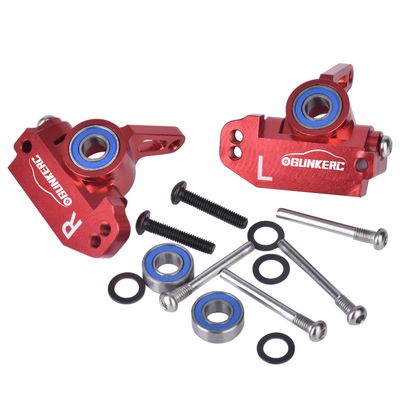 OGRC Aluminum Alloy 2WD Front Caster Block & Steering Blocks kit with Ball Bearings Upgrade for Traxxas 1/10 2WD Slash, Stampede, RustlerReplace Part#3632#3736
