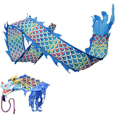 8m Long Dancing Dragon Ribbon Streamer for Festival Holiday Party Celebration, Outdoor Parent-Child Game, Chinese Traditional Ribbon (Color : G, Size : 8m/26ft)
