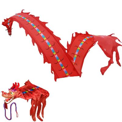 8m Long Dancing Dragon Ribbon Streamer for Festival Holiday Party Celebration, Outdoor Parent-Child Game, Chinese Traditional Ribbon (Color : E, Size : 8m/26ft)