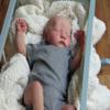 KAWAYII 19 Inch Reborn Baby DollsSoft Cloth Body Lifelike Vinyl Realistic Newborn Sleeping Preemie Baby Doll Toy Accessories Gift for Kids Age 3+ view 4