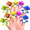 Nickelodeon Baby Shark 10 Pc Finger Puppet Set - Party Favors, Educational Story Time, Floating Pool & Beach Toys view 1