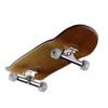 NOAHWOOD Wooden Fingerboard Complete Set (Noah Team 9S Short Nose Short Tail Deck) Hand Mould Made(+34mm Prince Silvery Trucks)(+NW Handmade PRO Wheels ii)(Brown) view 1