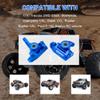 OGUNKE RC Aluminum Alloy 2WD Front Caster Block & Steering Blocks (Blue) view 4