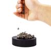 Magnetic Balls Fidget Toys Desk Decor for Stress Relief, Magnet Sculpture Building Block Home Office Desk Decor for Men Adults Teenage Cool Desk Decor (Black-Silver) view 4
