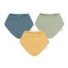 Crane Baby Soft Muslin Baby Bib Set, Adjustable and Absorbent Bandana Style Bibs for Boys and Girls, River, 3 Piece, 18.5 x 9 view 1