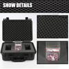 G-PLUS Graded Card Storage Box Compatible with BGS PSA SGC FGS Weatherproof Graded Sports Trading Cards(Large, Black) view 4