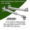 2PCS RC Crawler Drive Shaft for 1/10 SCX10 TRX6 Wraith Red cat Capra GEN8 D90 TF2 RC 4WD,ARRCat Stainless Steel Universal Driveshaft RC Upgrades Part Hop Ups,(112-165 MM,2-Pack) view 2