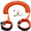 Anti Lost Wrist Link Safety Wrist Link Belt, Child Adjustable Wrist Link Walking Leash Safety Strap Wire Rope, Cut Constantly Walking Harness Belt for Kids and Toddlers (98.4 inch, Orange) view 2