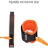 Anti Lost Wrist Link Safety Wrist Link Belt, Child Adjustable Wrist Link Walking Leash Safety Strap Wire Rope, Cut Constantly Walking Harness Belt for Kids and Toddlers (98.4 inch, Orange) view 3