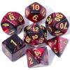 CiaraQ DND Polyhedral Dice Set with a Black Dice Bag for D&D RPG MTG Role Playing Table Games view 1