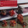 CiaraQ DND Polyhedral Dice Set with a Black Dice Bag for D&D RPG MTG Role Playing Table Games view 3