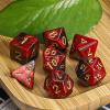 CiaraQ DND Polyhedral Dice Set with a Black Dice Bag for D&D RPG MTG Role Playing Table Games view 4