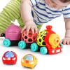 iPlay, iLearn Baby Toy Train, Infant Soft Cars for 6-12 Month Boy, Musical Push N Go Truck, Toddler Sensory Ball Rattle, Development Grasp Babies Birthday Gift 7 8 9 10 11 18 Month 1 2 Year Old Girl view 1
