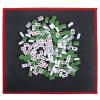 BESTOYARD Mini Chinese Mahjong Game Set: Travel Mahjong Game 144 Tile Mini Mahjong Game Family Board Game Party Mahjong Toy with Storage Bag for Chinese Style Game Play 24mm view 1