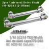 2PCS RC Crawler Drive Shaft for 1/10 SCX10 TRX6 Wraith Red cat Capra GEN8 D90 TF2 RC 4WD,ARRCat Stainless Steel Universal Driveshaft RC Upgrades Part Hop Ups,(90-125 & 112-165 MM) view 2
