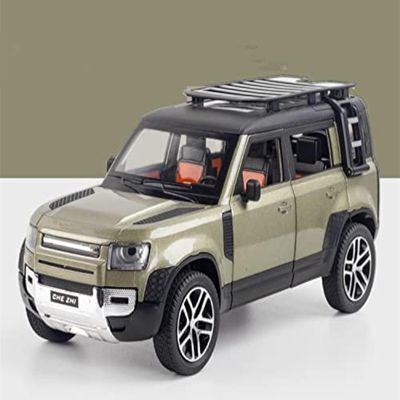 ARCADORA 1:24 Scale Diecast Model Car for Land Rover Defender 110 Pullback Vehicle Toy Collection