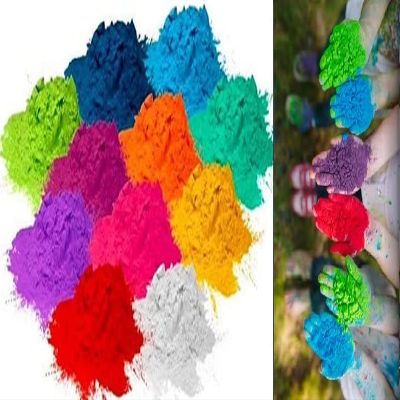 100Grm - (3.5oz) Gulal Holi Powder Color Festival Colors UN Run Photography Backyard Fun Birthday Party Color Wars Chalk, Holi Paint Assorted Color (8)