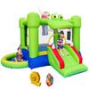 Inflatable Bounce House with Slide, Jumping Castle with Blower and Ball Pit House, Two Dart Target Game view 1