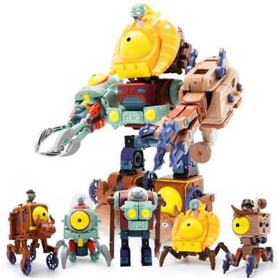 Maikerry 5-in-1 BOSS Robot Set - Action Figures Toys for Game Fans - Birthday and Party Gifts for Boys & Girls
