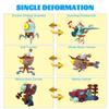 Maikerry 5-in-1 BOSS Robot Set - Action Figures Toys for Game Fans - Birthday and Party Gifts for Boys & Girls view 2