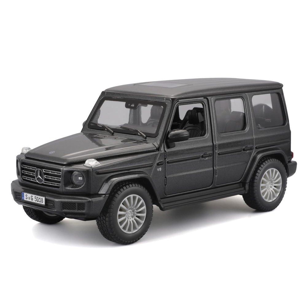 Maisto M31531GR May Cheong GROUP-MAISTO-1/24 Mercedes Benz G Class AMG SUV-Grey-M31531GR, Grey