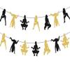 Cheereveal Twerk Banner Garland Set, Pole Dance Party Decorations Funny Birthday Banner for Bachelorette Stripper Party Supplies view 1