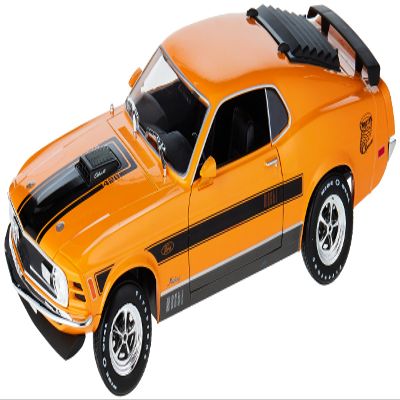 Maisto 1:18 Special Edition 1970 Ford Mustang Mach 1, Orange, 1:18 Scale