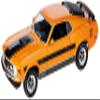 Maisto 1:18 Special Edition 1970 Ford Mustang Mach 1, Orange, 1:18 Scale view 1