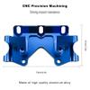 Aluminum Front Bulkhead Upgrade Parts Fits for Traxxas Slash 2WD Rustler Stampede Bandit Replacement 2530 2530A Blue-Anodized view 4