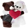 Heunec & Co.KG Bear and Bear Wedding Couple White/Brown view 1