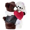 Heunec & Co.KG Bear and Bear Wedding Couple White/Brown view 2