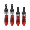 4pcs RC Shock Absorber, Enhanced Off Road Performance RC Damper 1/10 Scale Springs Shocks for RC Enthusiasts Racing and Rough Terrain Driving(red) view 1