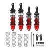 4pcs RC Shock Absorber, Enhanced Off Road Performance RC Damper 1/10 Scale Springs Shocks for RC Enthusiasts Racing and Rough Terrain Driving(red) view 4