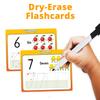 Channies My First Dry Erase Number and Alphabet Flashcards for Kids Ages 3-5, 26 Visual ABC Flash Cards for Letter Tracing + 10 Number Kindergarten Flash Cards, Reusable & Fun view 2