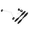 RC Airplane Landing Gears, Sturdy Full Kit RC Airplane Replacement Parts Reasonable Shape Practical for WLToys XK F949S RC Fixed Wing Plane view 3