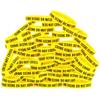 SayitBands One Hundred (100) of Crime Scene Do Not Cross Bracelets view 1