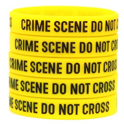 SayitBands Five (5) of Crime Scene Do Not Cross Bracelets