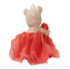 KINNEX COLLECTIONS SINCE 1997 20" Teddy Bear with Dress and Sweet 16" Embroidery (Centerpiece) B16831A-20 ~Flamingo~ view 2