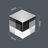 SUANWANG Crystal Optical Glass Prism Cube Suitable for Physics Teaching and Decoration, 252525mm K9 Optical Glass Prism view 2