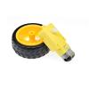 1SETS TT Motor 130 with The Wheel Smart Car Robot Gear Motor for ARDUINO DC3V-6C DC Slow Down Gear Motor 1PCS + 1pcs 65MM Wheel view 4