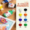 Fantastory Tempera Paint for Kids 8 Colors (8.4 oz Each) Washable Tempera Paint, Kids Poster Sponge Painting, Non-Toxic Finger Hand Bottles Gifts (8 Colors 8.4 oz) view 2