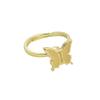 Pingyongchang Fidget Spinner Rings for Women Daisy Butterfly Adjustable Fidget Anxiety Ring Rotatable Calming Worry Meditation Ring Anxiety Stress Relief Ring-Yellow Butterfly view 1