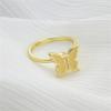 Pingyongchang Fidget Spinner Rings for Women Daisy Butterfly Adjustable Fidget Anxiety Ring Rotatable Calming Worry Meditation Ring Anxiety Stress Relief Ring-Yellow Butterfly view 2