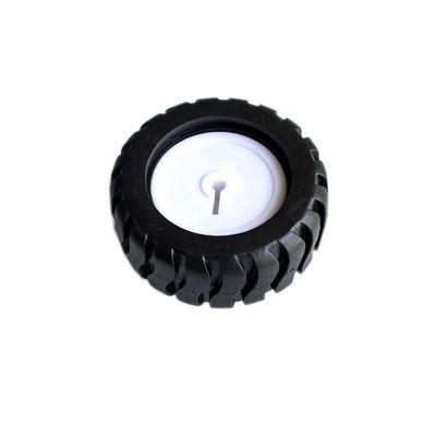 1pcs 43 * 19 * 3mm D-Hole Rubber Wheel Suitable for N20 Motor D Shaft Tire Car Robot DIY Toys Parts
