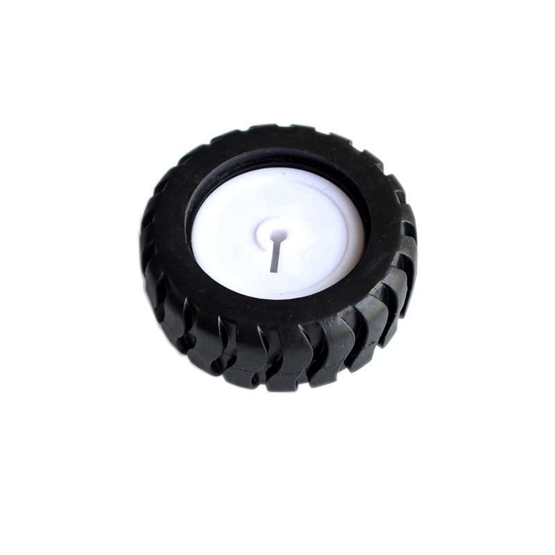 1pcs 43 * 19 * 3mm D-Hole Rubber Wheel Suitable for N20 Motor D Shaft Tire Car Robot DIY Toys Parts