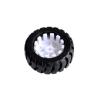 1pcs 43 * 19 * 3mm D-Hole Rubber Wheel Suitable for N20 Motor D Shaft Tire Car Robot DIY Toys Parts view 2