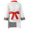 ReliBeauty Kids Chef Costume Set for Kids Boys Girls Role Play with Detachable Apron, 130 White view 2