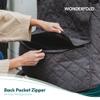 WONDERFOLD Cold Weather Shield Stroller Cover for Winter Made of Premium Breathable Cationic Fabric Filled with Cotton for Warmth, Hook-and-Loop Window Openings (Fts Only W4 Elite/Luxe) view 4