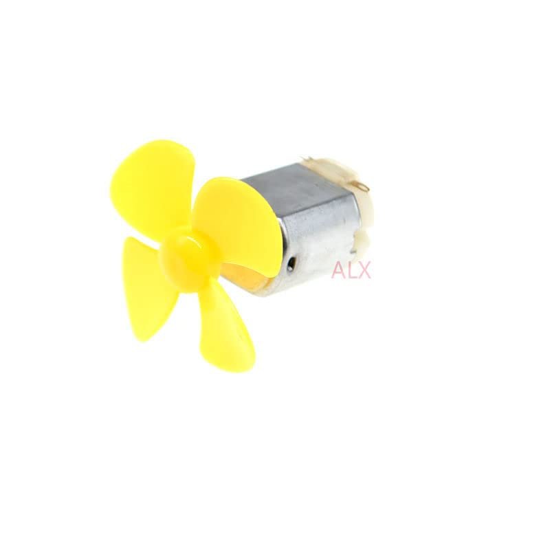 5SETS dc Micro 130 Gear Motor with Fan Blade Small Propeller 3-6V for ARDUINO DIY Experiment 3V 6v